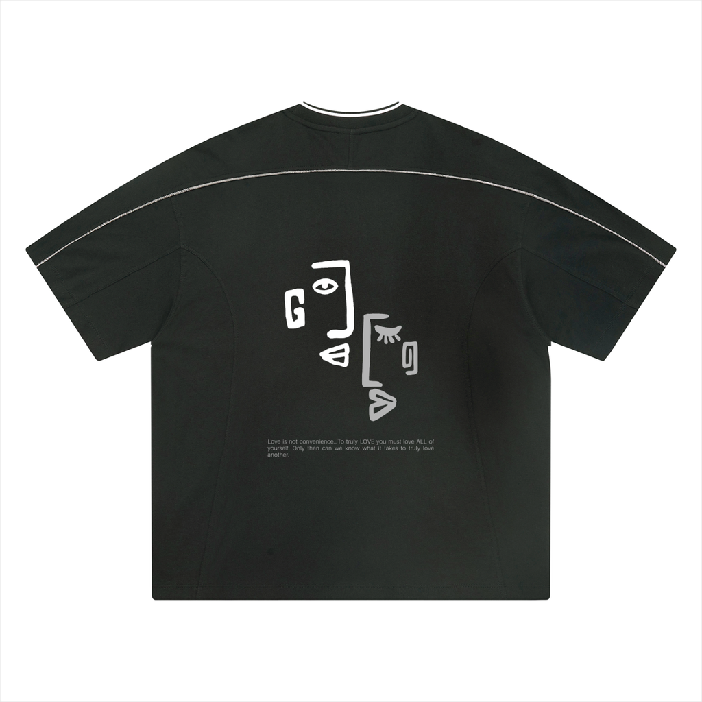 Freedom - Thick Contrast Tape T-Shirt