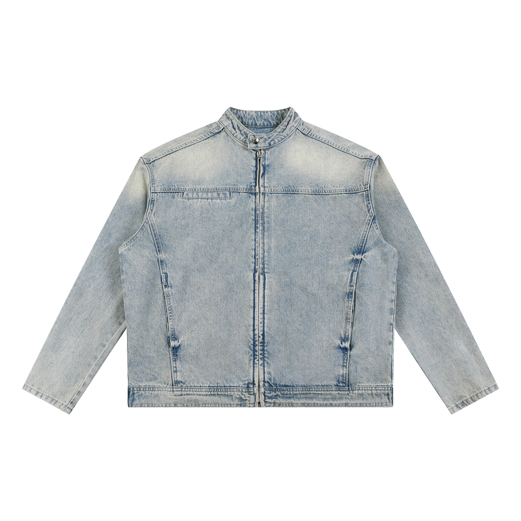 Freedom - Vintage Wash Zip Denim Jacket