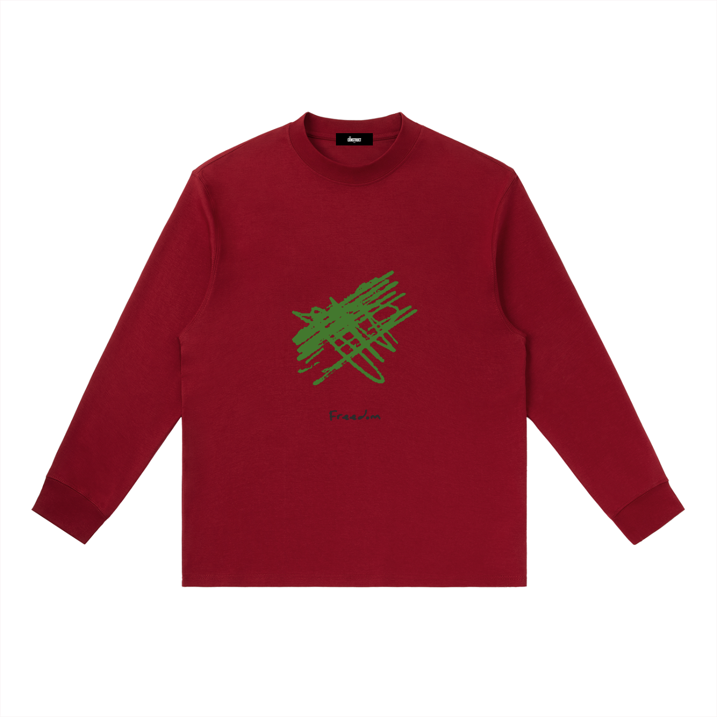 Freedom -  Thick Crewneck Long-Sleeve T-Shirt