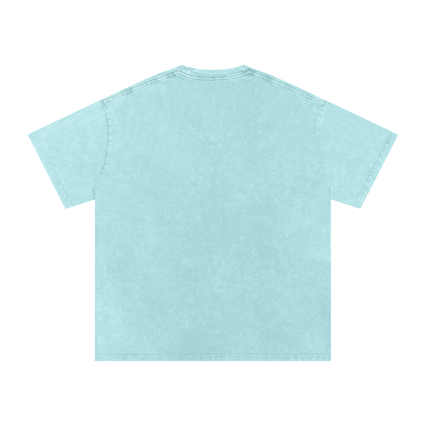 "Mentality" Snow Washed Oversized Cotton T-Shirt