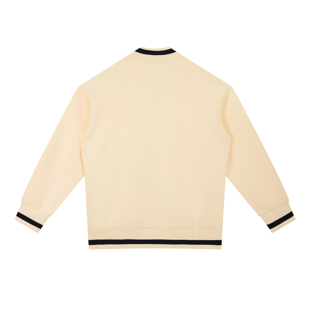 Freedom - Contrast Piping Zip Bomber Jacket