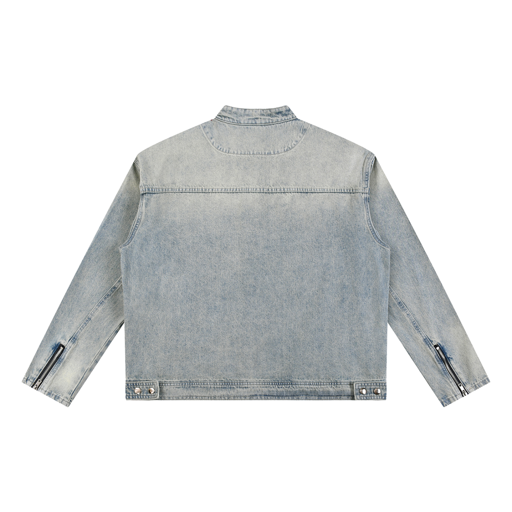 Freedom - Vintage Wash Zip Denim Jacket