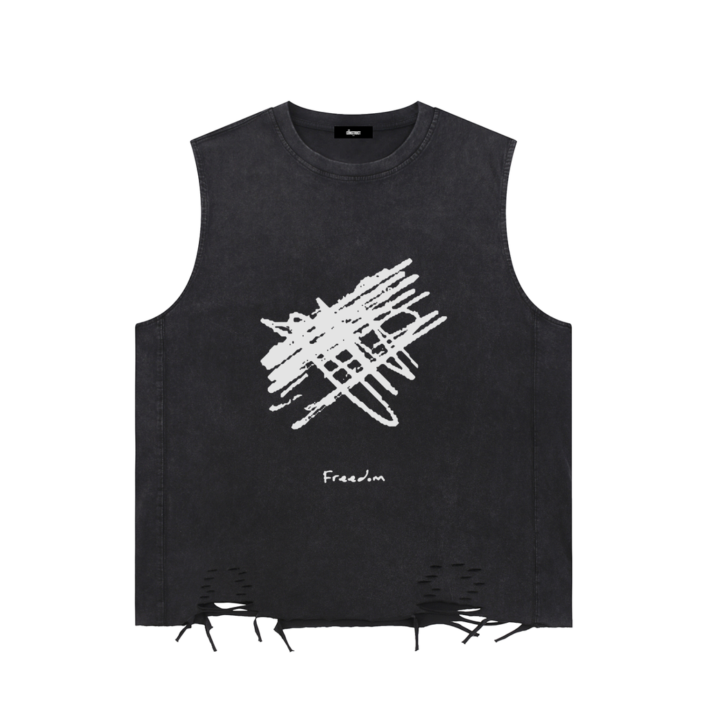 Freedom -  Raw-Hem Tank Top