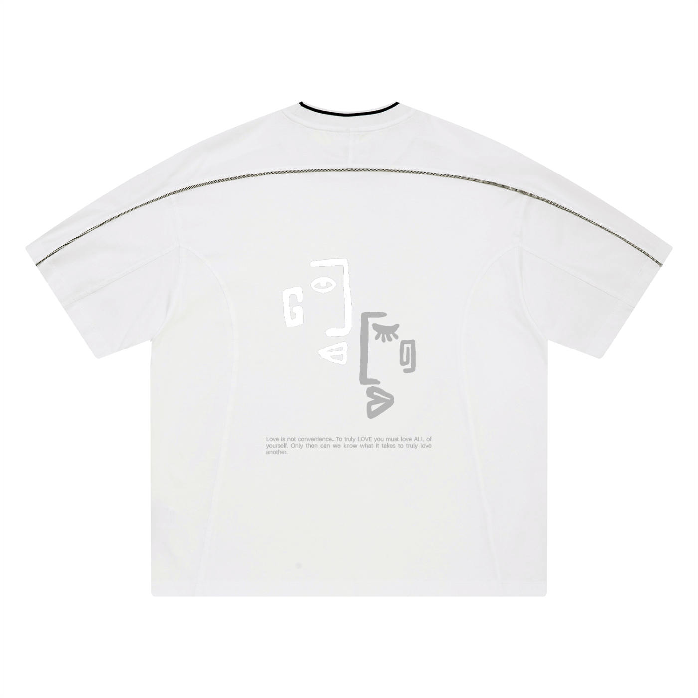 Freedom - Thick Contrast Tape T-Shirt