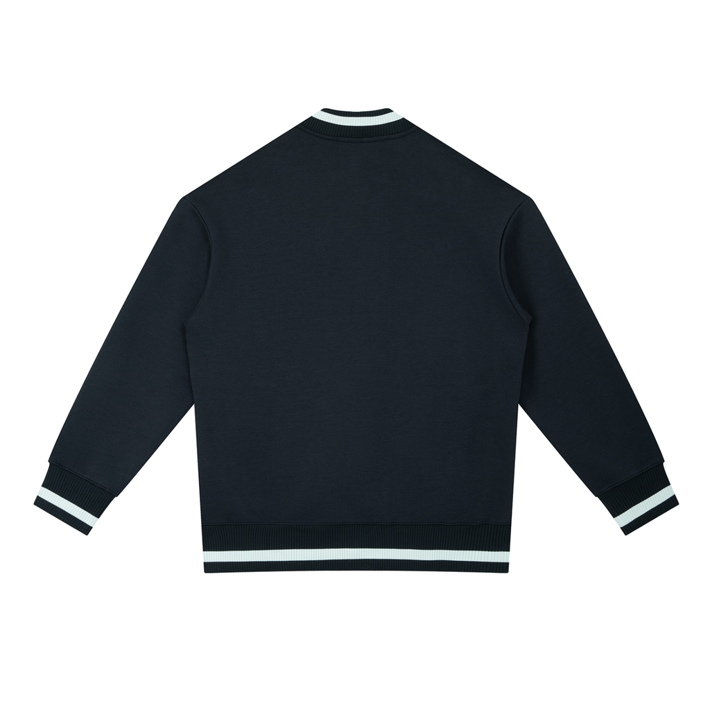Freedom - Contrast Piping Zip Bomber Jacket