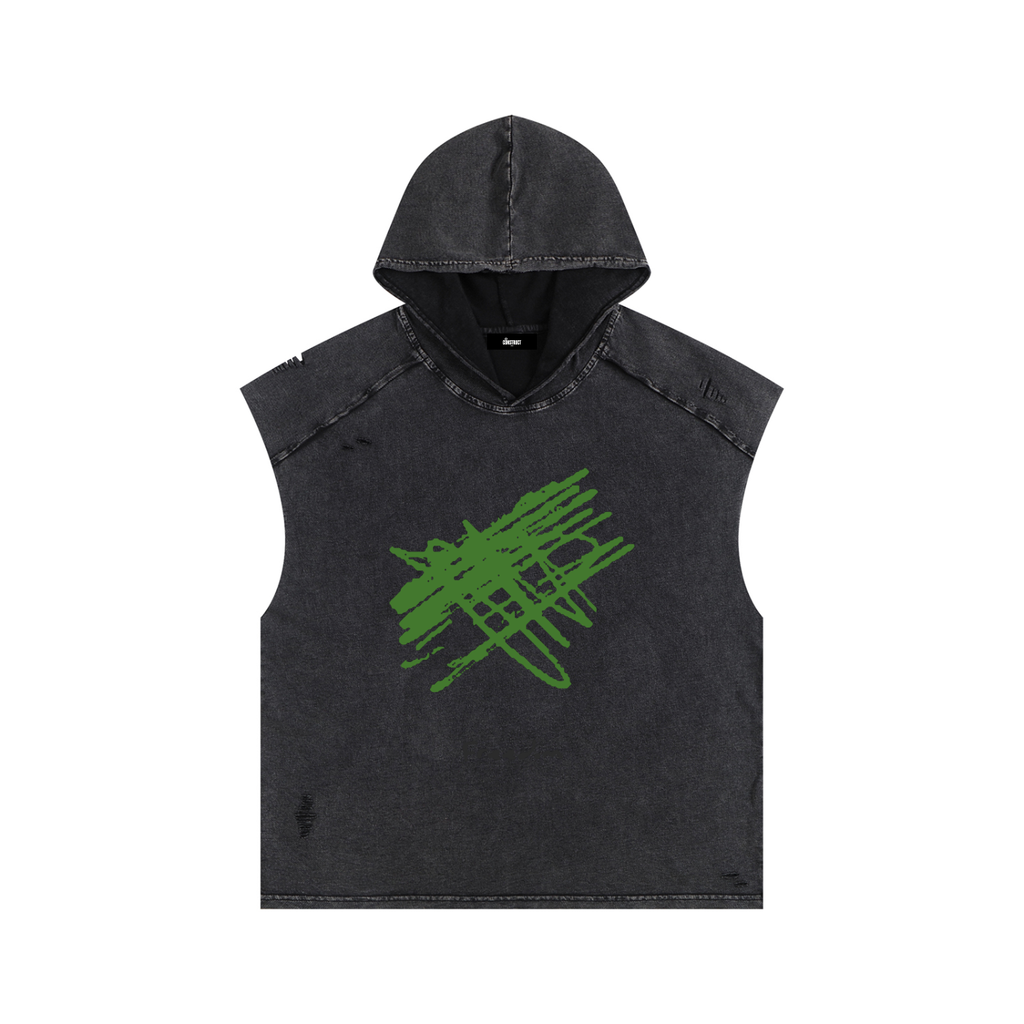 Freedom - Boxy Hooded Tank Top