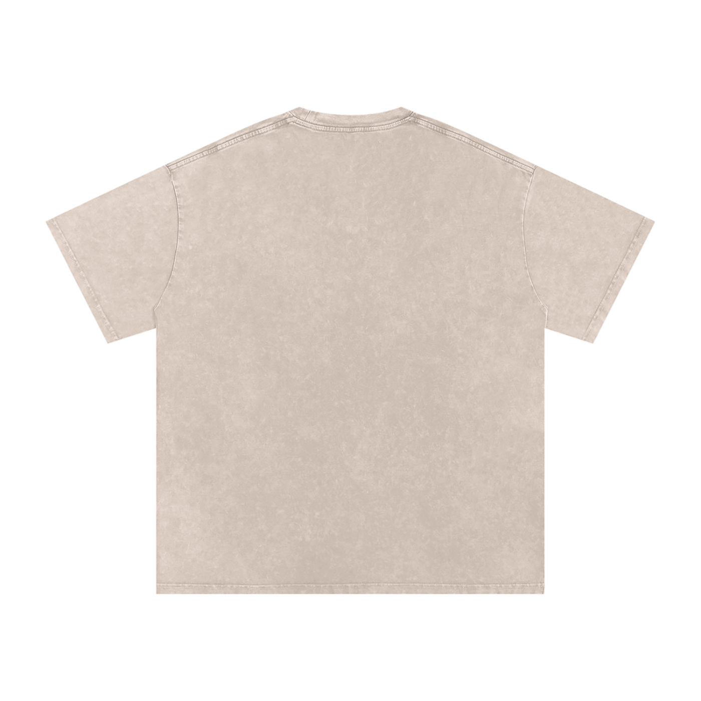 "Mentality" Snow Washed Oversized Cotton T-Shirt